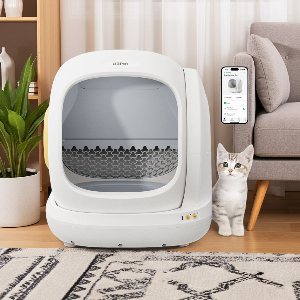 UBPET 日本公式ストア│ UBPET C20 全自動猫トイレ 市販ゴミ袋対応