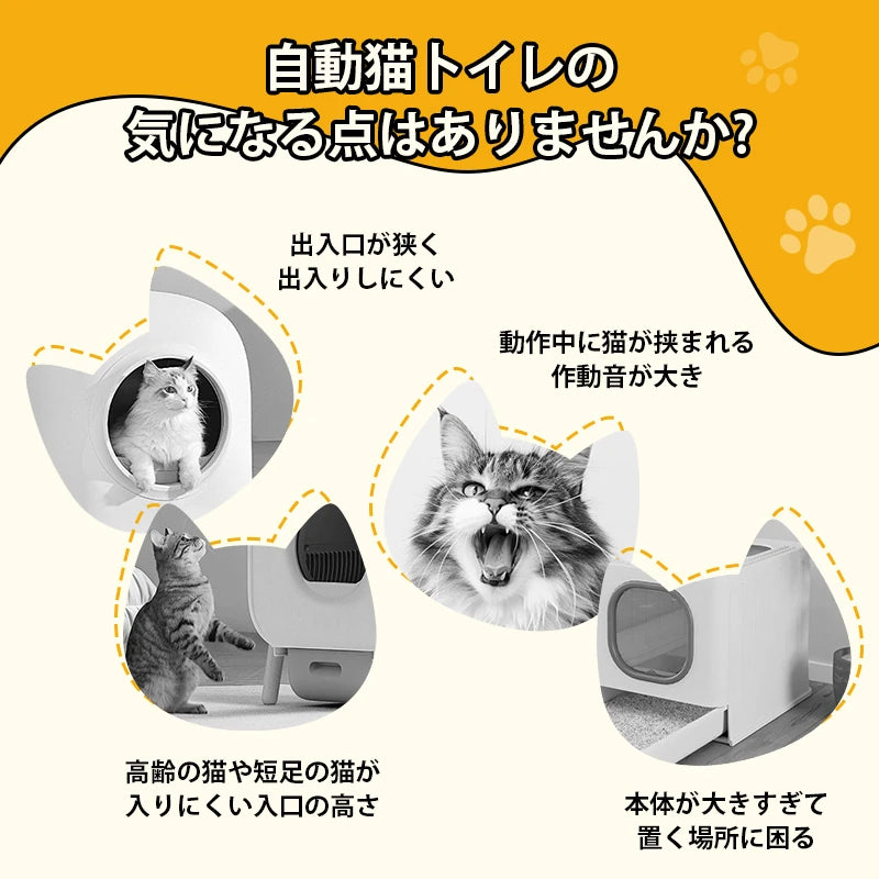 UBPET C20 猫の自動トイレ ホワイト 全自動 UBPET C20 全自動猫トイレ｜静音・市販ゴミ袋対応 – UBPET-日本公式